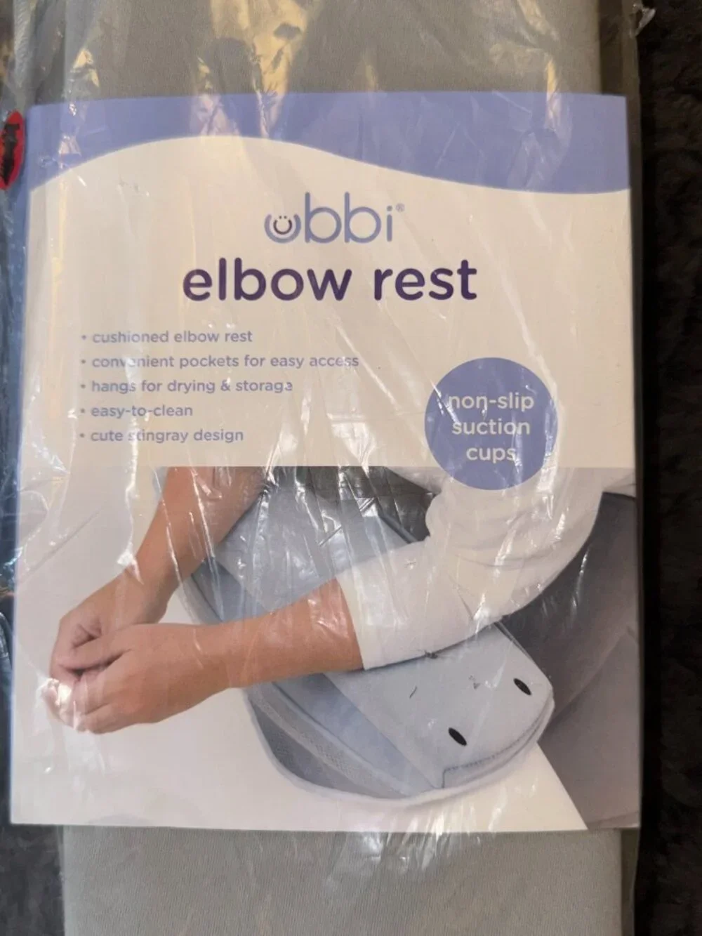 Ubbi Cushioned Kneeler Pad For Baby & Toddler Bath Time Non-Slip